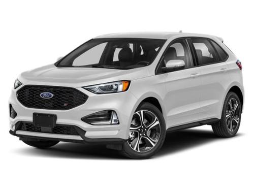 Star White Metallic Tri-Coat 2020 Ford Edge ST