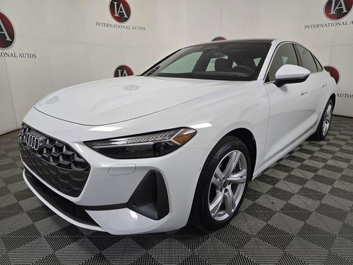 Glacier White Metallic 2025 Audi A5 Premium Plus TFSI quattro S tronic