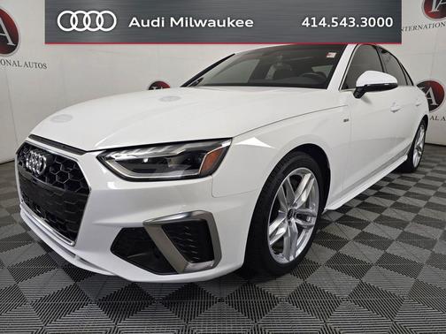 Ibis White 2023 Audi A4 45 S line Premium Plus