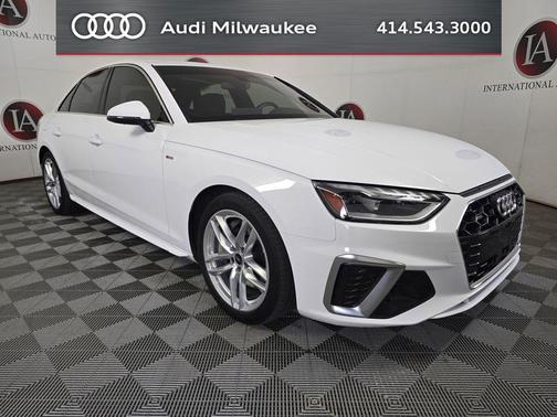 Ibis White 2023 Audi A4 45 S line Premium Plus