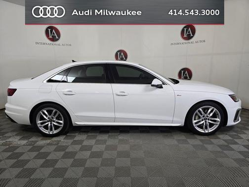 Ibis White 2023 Audi A4 45 S line Premium Plus