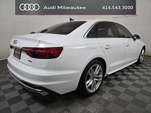 Ibis White 2023 Audi A4 45 S line Premium Plus