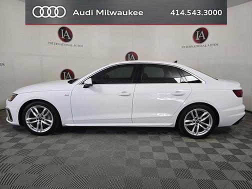 Ibis White 2023 Audi A4 45 S line Premium Plus