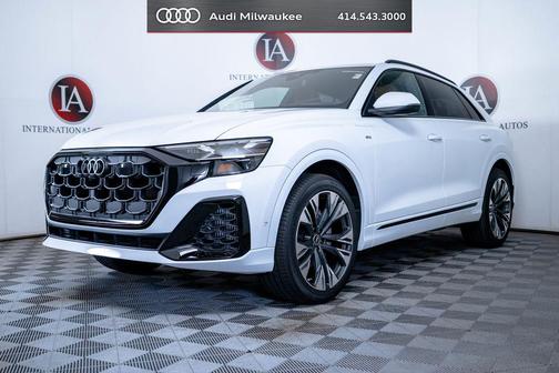 Glacier White Metallic 2026 Audi Q8 55 Prestige