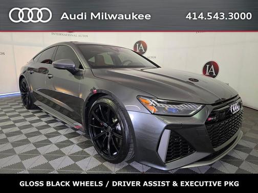 Gray 2026 Audi RS 7 4.0T Performance