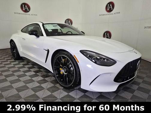 Moonlight White Metallic 2025 Mercedes-Benz AMG GT 63 Base