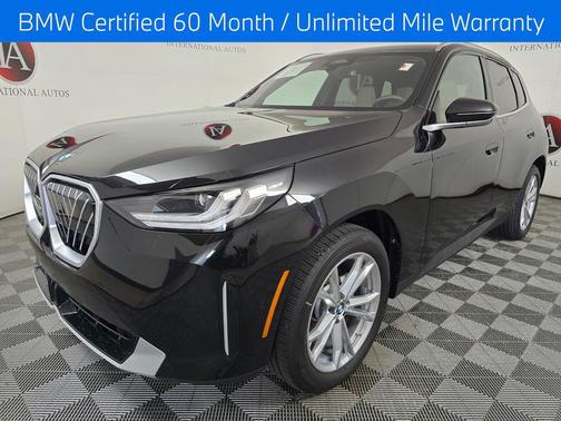 Black Sapphire Metallic 2025 BMW X3 30 xDrive