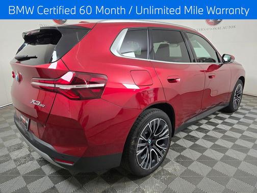 Vegas Red Metallic 2025 BMW X3 30 xDrive