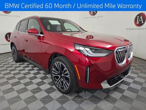 Vegas Red Metallic 2025 BMW X3 30 xDrive