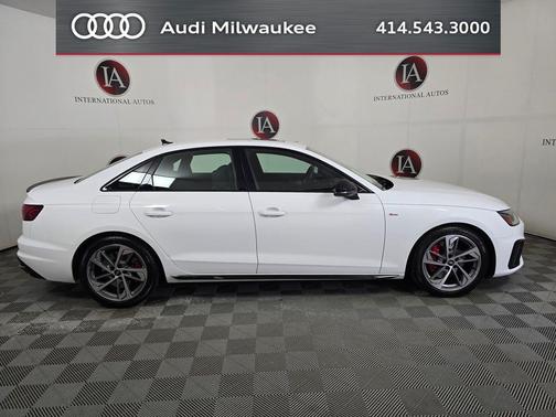 Ibis White 2023 Audi A4 45 S line Premium Plus