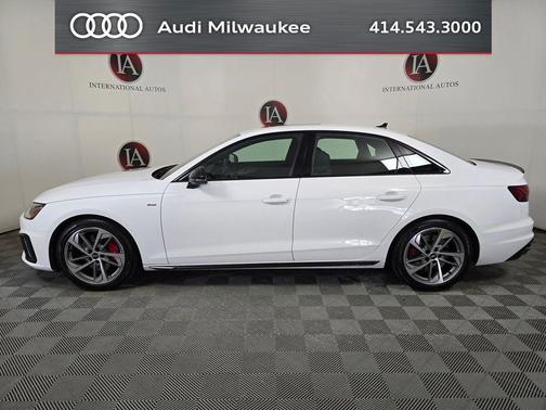 Ibis White 2023 Audi A4 45 S line Premium Plus