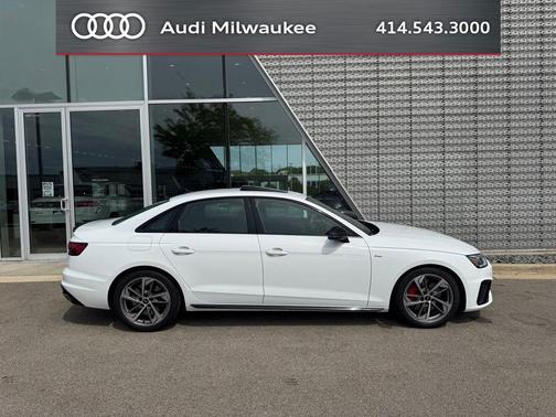 Ibis White 2023 Audi A4 45 S line Premium Plus