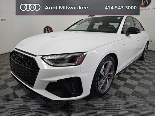 Ibis White 2023 Audi A4 45 S line Premium Plus