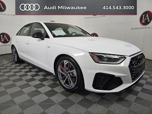 Ibis White 2023 Audi A4 45 S line Premium Plus