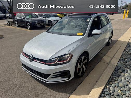 White Silver Metallic 2019 Volkswagen Golf GTI 2.0T S 4-Door