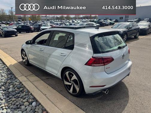 White Silver Metallic 2019 Volkswagen Golf GTI 2.0T S 4-Door
