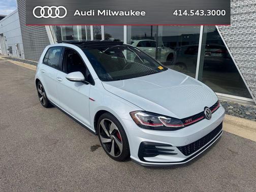 White Silver Metallic 2019 Volkswagen Golf GTI 2.0T S 4-Door