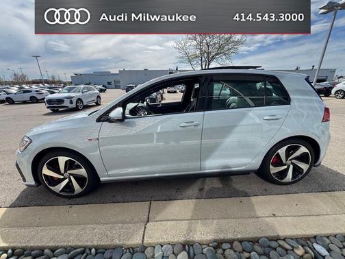 White Silver Metallic 2019 Volkswagen Golf GTI 2.0T S 4-Door