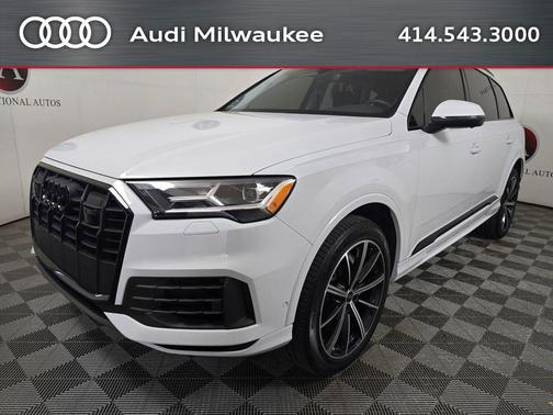 Glacier White Metallic 2023 Audi Q7 55 Premium Plus