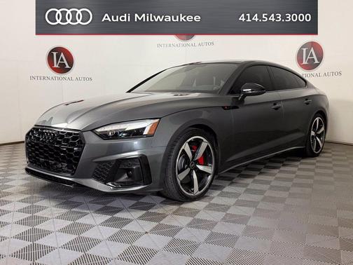 Daytona Gray Pearl Effect 2023 Audi A5 Sportback 45 S Line Premium Plus