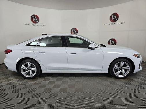 Glacier White Metallic 2025 Audi A5 Prestige TFSI quattro S tronic