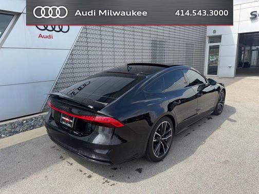 Mythos Black Metallic 2022 Audi A7 55 Prestige