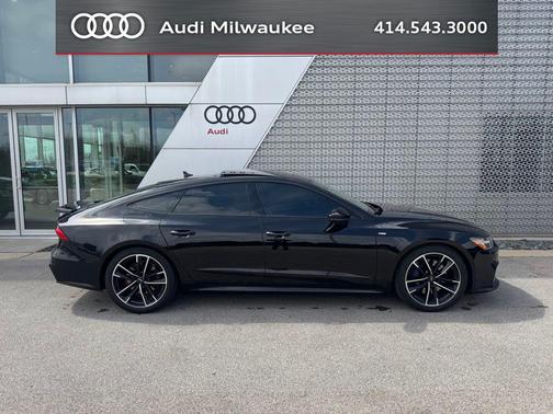 Mythos Black Metallic 2022 Audi A7 55 Prestige