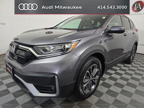 Gray 2022 Honda CR-V AWD EX-L