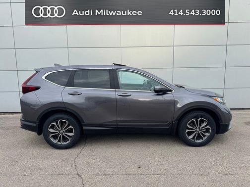 Gray 2022 Honda CR-V AWD EX-L