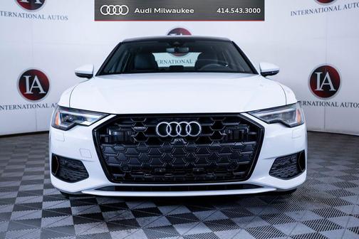 Glacier White Metallic 2025 Audi A6 45 Premium
