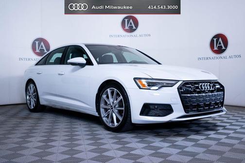 Glacier White Metallic 2025 Audi A6 45 Premium