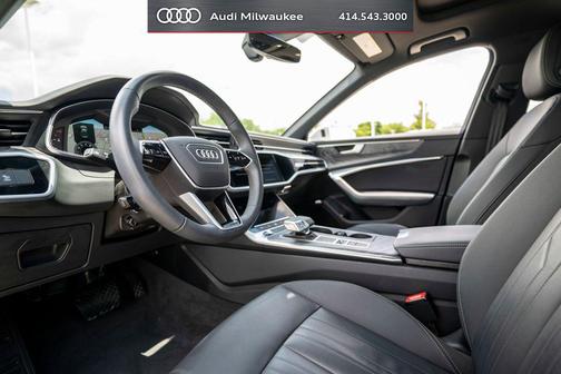 Glacier White Metallic 2025 Audi A6 45 Premium