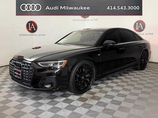 Mythos Black Metallic 2023 Audi A8 L 55 TFSI quattro Tiptronic