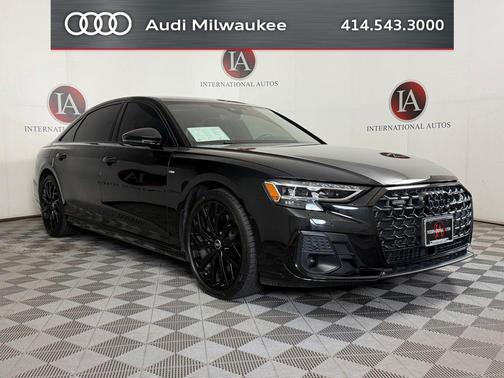 Mythos Black Metallic 2023 Audi A8 L 55 TFSI quattro Tiptronic