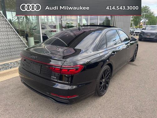 Mythos Black Metallic 2023 Audi A8 L 55 TFSI quattro Tiptronic