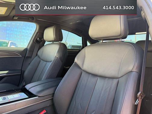 Mythos Black Metallic 2023 Audi A8 L 55 TFSI quattro Tiptronic