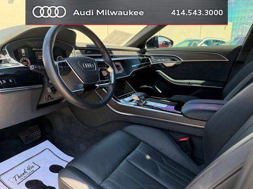 Mythos Black Metallic 2023 Audi A8 L 55 TFSI quattro Tiptronic