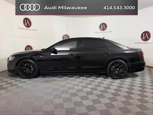 Mythos Black Metallic 2023 Audi A8 L 55 TFSI quattro Tiptronic
