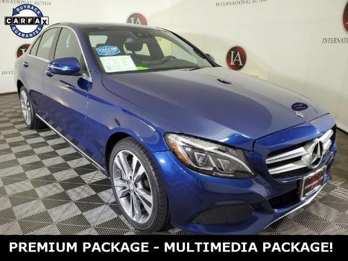 Blue 2018 Mercedes-Benz C-Class C 300 4MATIC