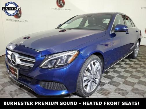 Blue 2018 Mercedes-Benz C-Class C 300 4MATIC