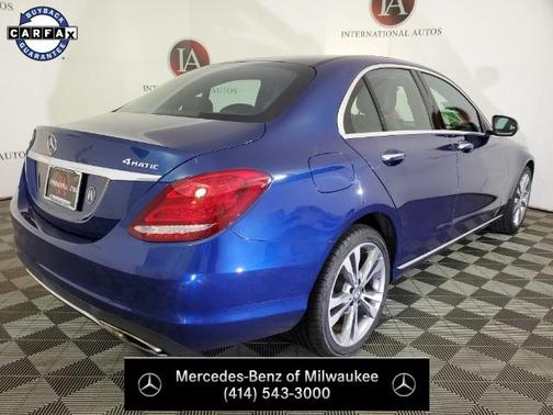 Blue 2018 Mercedes-Benz C-Class C 300 4MATIC