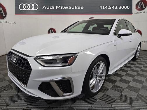 Glacier White Metallic 2023 Audi A4 45 S line Premium Plus