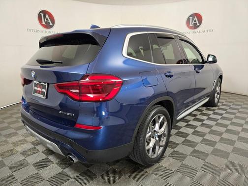 Phytonic Blue Metallic 2021 BMW X3 xDrive30i