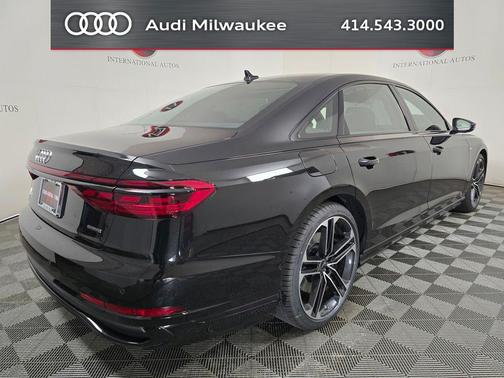mythos black metallic 2026 Audi A8 55 TFSI quattro Tiptronic