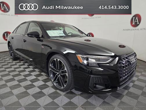 mythos black metallic 2026 Audi A8 55 TFSI quattro Tiptronic
