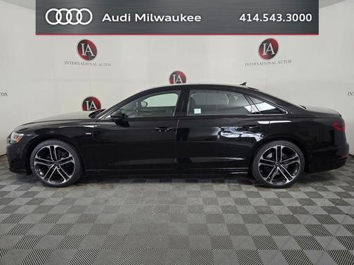 mythos black metallic 2026 Audi A8 55 TFSI quattro Tiptronic