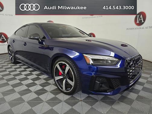 Navarra Blue Metallic 2023 Audi A5 Sportback 45 S Line Premium Plus