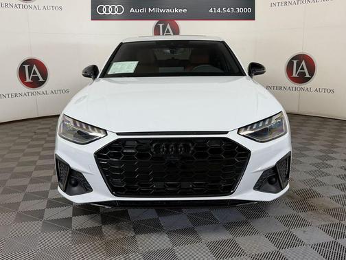 Glacier White Metallic 2023 Audi A4 45 S line Premium Plus