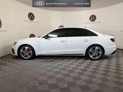 Glacier White Metallic 2023 Audi A4 45 S line Premium Plus