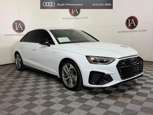 Glacier White Metallic 2023 Audi A4 45 S line Premium Plus